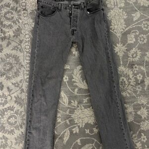 Levi's 501 Men’s Classic Gray Jeans